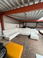 Wit creme leren design hoekbank u leer bank Z.G.A.N, Huis en Inrichting, 2871SK, 125 cm of meer, Mariansoliak8@gmail.com, Ophalen of Verzenden