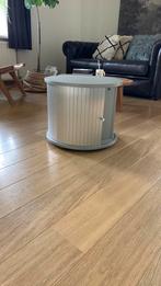 Rond lectuurkastje (trendhopper) matzilver, Huis en Inrichting, Strak, Rond, Zo goed als nieuw, Minder dan 50 cm