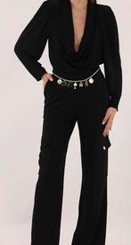 zwarte jumpsuit - Elisabetta Franchi maat 38., Verzenden, Zo goed als nieuw, Maat 38/40 (M), Zwart