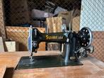 Oude naaimachine sunbeam omgebouwd naar electrisch, Hobby en Vrije tijd, Naaimachines en Toebehoren, Gebruikt, Naaimachine, Industrieel