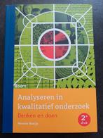 Hennie Boeije - Analyseren in kwalitatief onderzoek, Sociale wetenschap, Ophalen of Verzenden, Zo goed als nieuw, Hennie Boeije