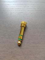 jack 6,3 mm naar 3,5 mm adapter converter verguld, Ophalen of Verzenden, Nieuw, Apparatuur