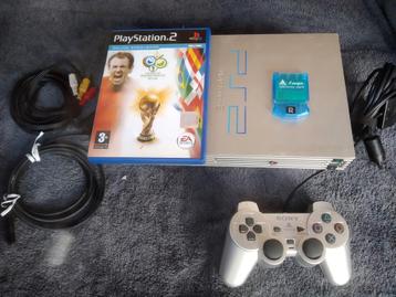 PlayStation 2 met 1 controller en spel en geheugenkaart beschikbaar voor biedingen
