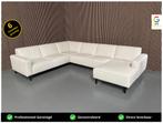 GRATIS LEVERING U-bank Grijs 350x265x160 SHOWROOMMODEL, Hoekbank, Ophalen of Verzenden, Vierpersoons of meer, 300 cm of meer
