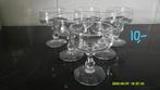 6 glazen ijscoupes., Huis en Inrichting, Keuken | Servies, Overige typen, Ophalen of Verzenden, Effen, Glas