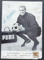 Oud Voetbal Reclame Verzamel kaart speler Klaas Nuninga Ajax, Verzamelen, Sportartikelen en Voetbal, Verzenden, Ajax