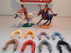 Timpo, 10 verschillende indianen benen voor op een paard, Ophalen of Verzenden, Zo goed als nieuw
