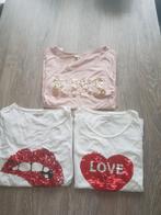 5x t shirt met opdruk, Ophalen, Zo goed als nieuw, Korte mouw
