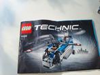 Technic Lego 42020 helikopter, 2 sets in 1 compleet, Kinderen en Baby's, Speelgoed | Duplo en Lego, Ophalen of Verzenden, Zo goed als nieuw