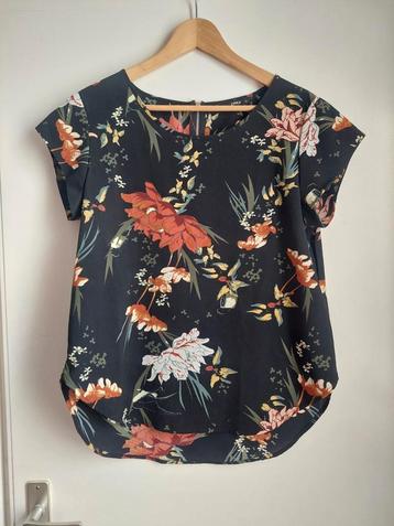 Vintage style bohemian bloemen shirt tuniek Only, mt 40 beschikbaar voor biedingen