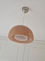 Bamboe ronde hanglamp, Ophalen of Verzenden, Zo goed als nieuw, Minder dan 50 cm