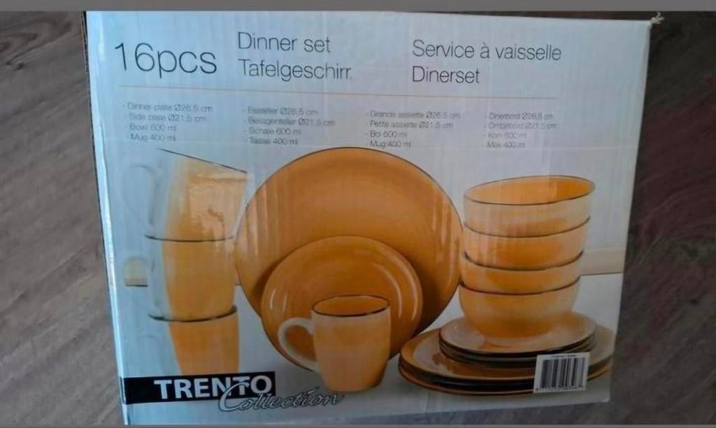 16 delig bordenset, Ophalen, Porselein, Overige stijlen