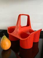 Vintage Orange Flessenhouder Curver jaren 60 / 70, Ophalen of Verzenden, Zo goed als nieuw