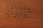 Dienblad Langva made in Denmark ( retro vintage sixties ), Ophalen, Gebruikt, Rechthoekig, Hout