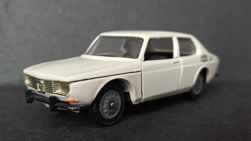Saab 99 wit 1:43 Tekno Denmark Pol, Hobby en Vrije tijd, Modelauto's | 1:43, Zo goed als nieuw, Verzenden