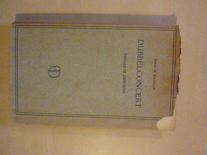 Johan de Molenaar - Dubbelconcert, Boeken, Gedichten en Poëzie, Gelezen, Verzenden