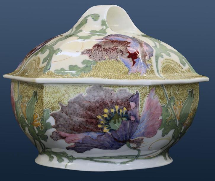 Rozenburg Eierschaal bonbonniere (Nr.:432), Antiek en Kunst, Antiek | Keramiek en Aardewerk, Ophalen of Verzenden