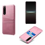 Backcover + Glas Screenprotector voor Xperia 5 IV _Roze Goud, Verzenden, Nieuw, Hoesje of Tasje