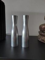2 Vintage Ikea Gota kandelaars 20 cm hoog, Ophalen, Gebruikt, Metaal, Kandelaar