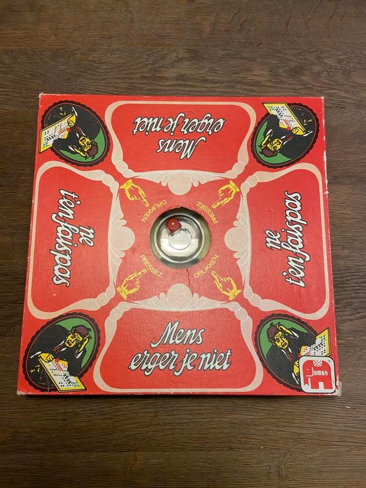 mens erger je niet  pop-o-matic, Hobby en Vrije tijd, Gezelschapsspellen | Overige, Gebruikt, Drie of vier spelers, Ophalen of Verzenden