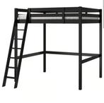 Ikea STORÅ hoogslaper zwart, Huis en Inrichting, Ophalen, Gebruikt, Hoogslaper, 140 cm