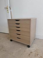 Ladeblok op wielen - IKEA ALEX, Ophalen, Minder dan 50 cm, Eikenhout, Zo goed als nieuw