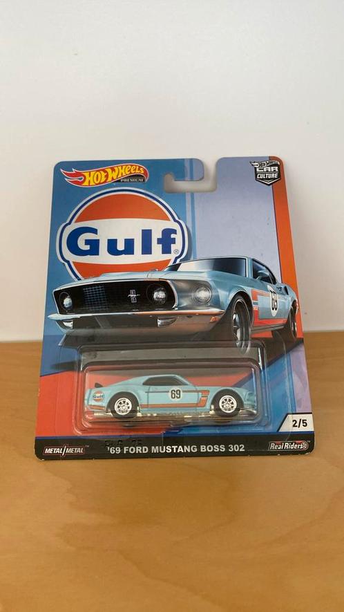 Hot wheels ford mustang boss 302 premium, Hobby en Vrije tijd, Modelauto's | Overige schalen, Zo goed als nieuw, Ophalen of Verzenden