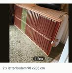 2 x lattenbodem 90 x 205 gratis bed ombouw mdf 180 x 210 cm, Ophalen, Gebruikt, 210 cm
