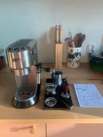 DeLonghi Dedica koffiemachine espressomachine, Witgoed en Apparatuur, Koffiezetapparaten, Gebruikt, Koffiemachine, Gemalen koffie