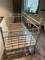 Lichtblauw ikea spijlen bed, Huis en Inrichting, 90 cm, Eenpersoons, Ophalen of Verzenden, Zo goed als nieuw