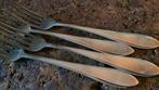 Gero 100 verzilverde vorken 4 stuks van 20 cm., Gebruikt, Ophalen of Verzenden, Zilver
