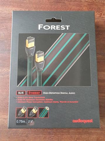 Audioquest Forest RJ/E Ethernet netwerkkabel 75 cm i.z.g.st. beschikbaar voor biedingen