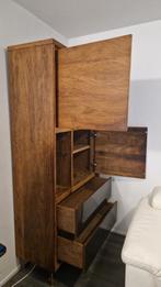 Vitrinekast te koop, Huis en Inrichting, Kasten | Secretaires, Ophalen, Gebruikt
