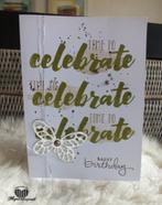kaart Stamp;in' Up! Time to celebrate, vlinder, Ophalen of Verzenden, Nieuw