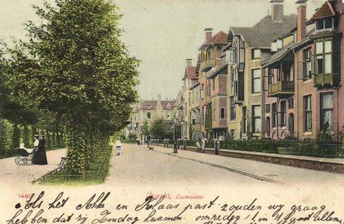 Utrecht, Emmalaan. - 1906 gelopen, Verzamelen, Ansichtkaarten | Nederland, Gelopen, Utrecht, Voor 1920, Ophalen of Verzenden