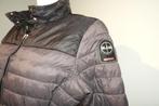 Parajumpers heerlijke dons jas grijs zwart merk embleem 38, Maat 38/40 (M), Verzenden, Parajumpers, Grijs
