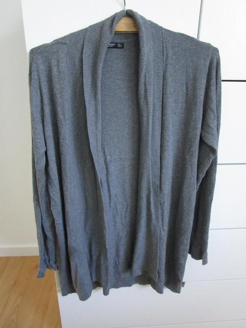Mango - grijs vest maat M, Kleding | Dames, Truien en Vesten, Gedragen, Maat 38/40 (M), Grijs, Ophalen of Verzenden