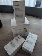 Gloednieuwe Tado V3+ Starterkit + 3 Extra Radiatorknoppen, Doe-het-zelf en Verbouw, Thermostaten, Ophalen of Verzenden, Slimme thermostaat