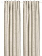 Gordijnen (verduisterend), Huis en Inrichting, 200 cm of meer, Beige, Ophalen of Verzenden, Zo goed als nieuw