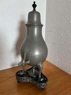 Antieke Tinnen Koffiekan met Warmhouder, Antiek en Kunst, Ophalen