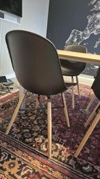 15x zwarte kuipstoeltjes, Huis en Inrichting, Ophalen, Hout, Zwart, Zo goed als nieuw