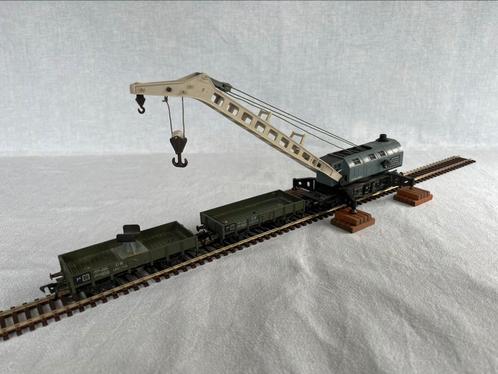 Fleischmann 8595 DB Krupp kraanwagen met bijwagens, Hobby en Vrije tijd, Modeltreinen | H0, Gebruikt, Wagon, Gelijkstroom, Fleischmann