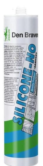 14 st. Silicone-no kit 310 ml, Zwaluw/Den Braven, € 20, Doe-het-zelf en Verbouw, Isolatie en Afdichting, Overige materialen, Nieuw