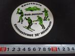 sticker hilversum sporthuis rob jansen zwemmen voetbal skiën, Ophalen, Zo goed als nieuw