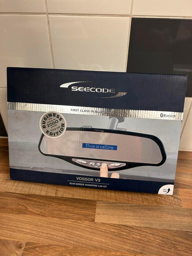Seecode Vossor V3 Handsfree Auto Kit - Nieuw!, Auto diversen, Carkits, Nieuw, Ophalen of Verzenden