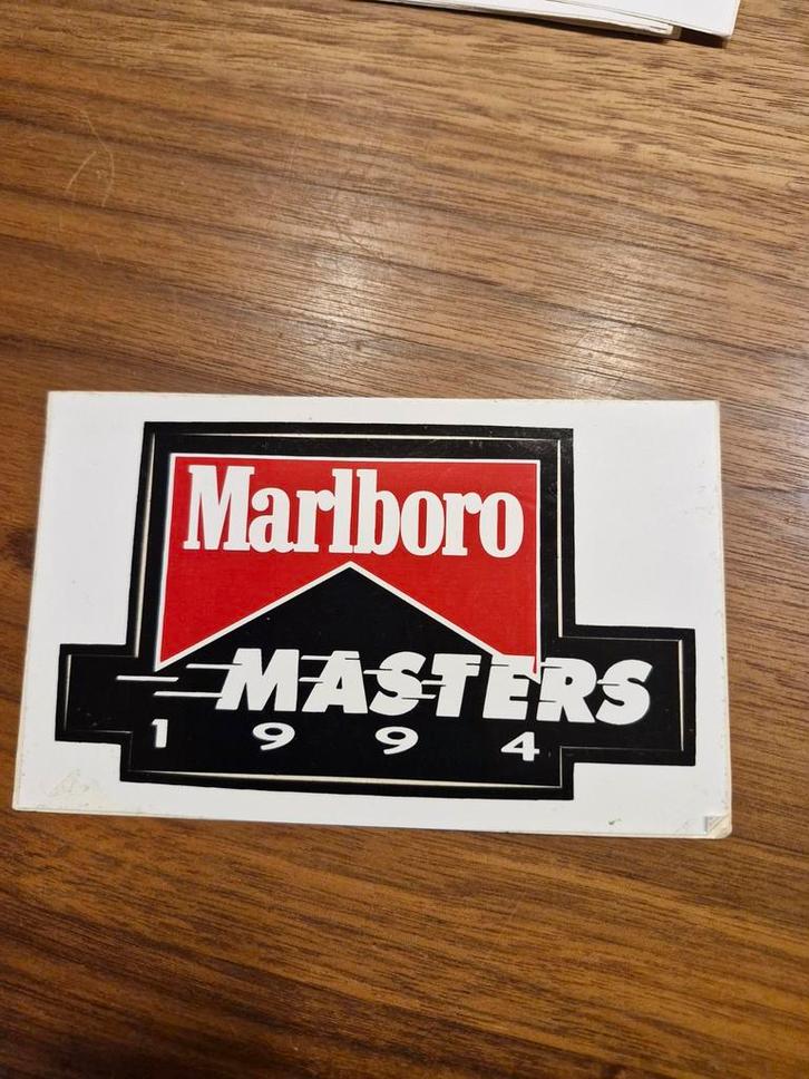 1822 Marlboro Masters 1994 Sticker - Vintage F1, Verzamelen, Automerken, Motoren en Formule 1, Gebruikt, Formule 1, Ophalen of Verzenden