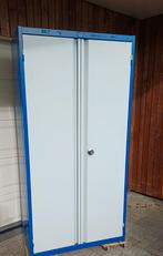 Metalen kast met 8 legplanken, Ophalen, Zo goed als nieuw, 50 tot 75 cm