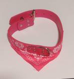 Bandana Halsband Roze Hond Nekomtrek 41-54 cm, Ophalen of Verzenden, Nieuw