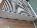 Wit brimnes bed (incl lattenbodems) - zelf uit elkaar halen, Huis en Inrichting, Slaapkamer | Bedden, Ophalen, Wit, Tweepersoons