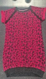 Like Flo Jurkje Fuchsia Panterprint Maat 164 nieuwstaat, Meisje, Ophalen of Verzenden, Zo goed als nieuw, Jurk of Rok